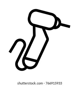 dentist tool line icon