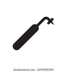 Dentist tool vector icon. Dentist instrument flat sign design. Dentist medical tools symbol pictogram. UX UI icon