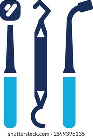 Dentist Tools Icon Element For Design