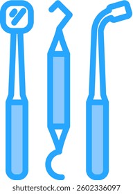 Dentist Tools Icon Element For Design