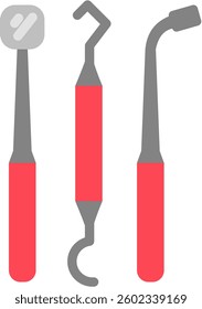 Dentist Tools Icon Element For Design