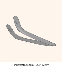 dentist tools theme elements