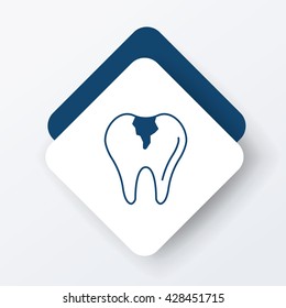 dentist tooth icon