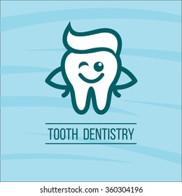 Dentist tooth logo design template. Dental Clinic Logotype. 4