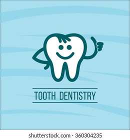 Dentist tooth logo design template. Dental Clinic Logotype. 