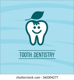 Dentist tooth logo design template. Dental Clinic Logotype.