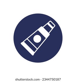 Dentist tube Vector icon which can easily modify or edit

