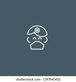 Dentist vector icon. Dentist concept stroke symbol design. Thin graphic elements vector illustration, outline pattern for your web site design, logo, UI. EPS 10.