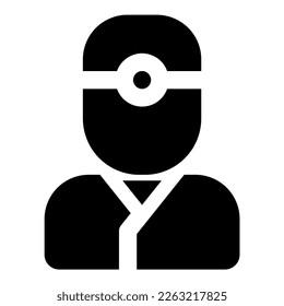 activo de ilustración de icono del vector del dentista