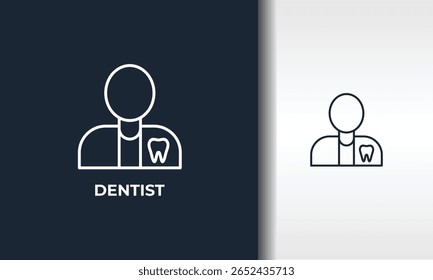 Vector Dentista, Icono O Logotipo Signo Ilustración De Símbolo Aislado