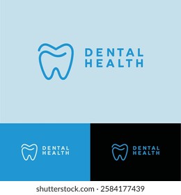 Dentist vector logo design template