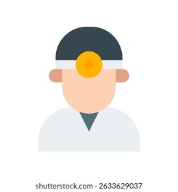 Dentist Vector for Professional Tooth Care and Oral Health. Healthcare worker icon, dental expert design, clinic treatment concept