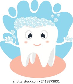 Dentistry banner set. Cute tooth postcard, poster. Happy dentist day, international dentist day. Dentist office, dental healthcare concept, oral hygiene. Orthodontic clinic vector illustration.