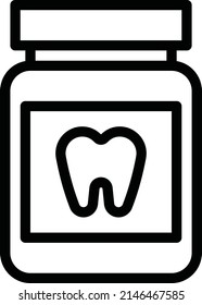 diseño de vectores de iconos dentales