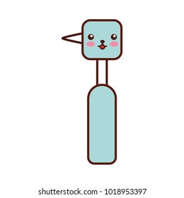 Dentistry drill kawaii character