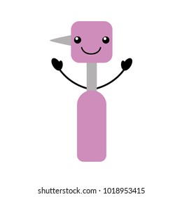 Dentistry drill kawaii character