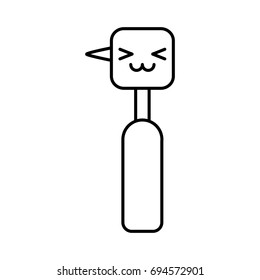 Dentistry drill kawaii character