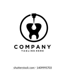 Dentistry fillings logo vector icon ilustration
