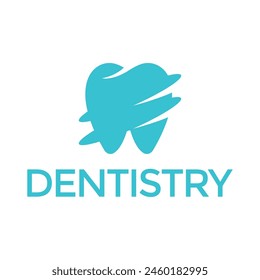 dentistry flat modern minimalist logo