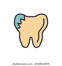dentistry icon collection .design style with background