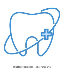 Elemento de icono de odontología para diseño