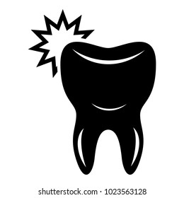 Dentistry icon. Simple illustration of dentistry vector icon for web