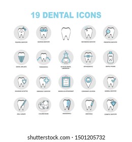 Dentistry. Icons For Dentistry.medicine. Tooth Icons