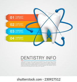 Dentistry info. Vector Illustration