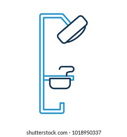Dentistry lamp isolated icon