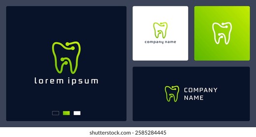 dentistry logo design outline teeth