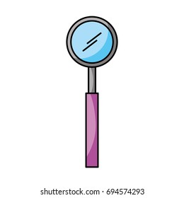 Dentistry mirror isolated icon