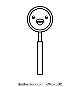 Dentistry mirror kawaii character