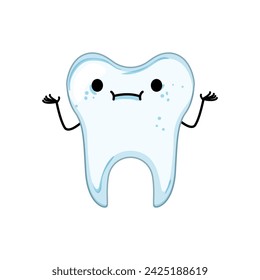 dentistry tooth character cartoon. brush kid, care health, clean funny dentistry tooth character sign. isolated symbol vector illustration