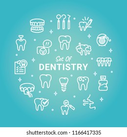 Dentistry Vector Icon Set A03