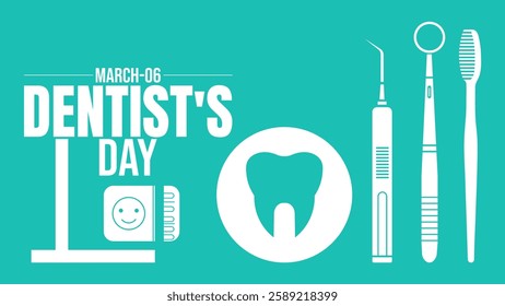 Dentist's Day Banner, Celebrate and Appreciate Your Dental Team