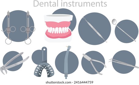 Dentist's dental instruments part one