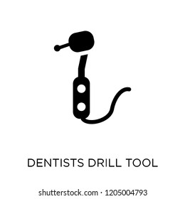Dentists drill tool icon. Dentists drill tool symbol design from Dentist collection. Simple element vector illustration on white background.