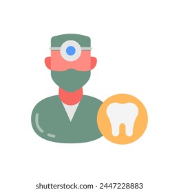 Dentists icon in vector. Logotype
