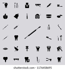 dentist's instrument icon. Detailed set of Dental icons. Premium quality graphic design sign. One of the collection icons for websites, web design, mobile app