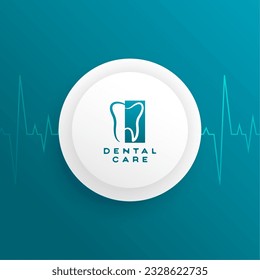 logotipo de la clínica dental dentofacial para el vector blanqueador dental 