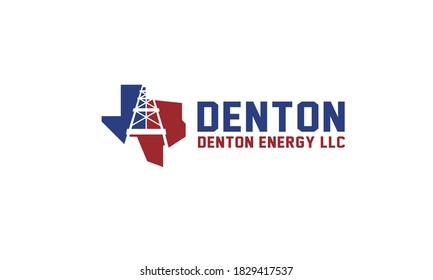 Denton Energy Texas Vector Logo Design Inspiration