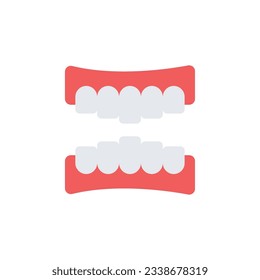 Dentures colored icon. illustration graphic of Dentures.