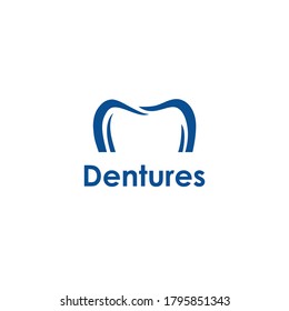 Dentures Logo Vector medical Vector