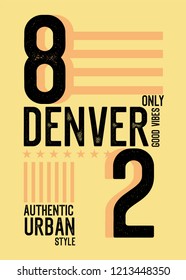 denver only good vibes,t-shirt design