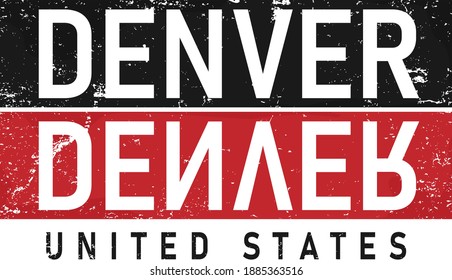 Denver,Colorado.vintage and typography design in vector illustration.clothing,apparel and other uses.Eps10