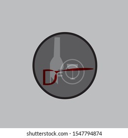 Deny bar resto bottle glass