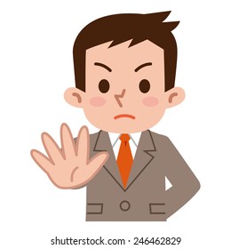 Deny young businessman