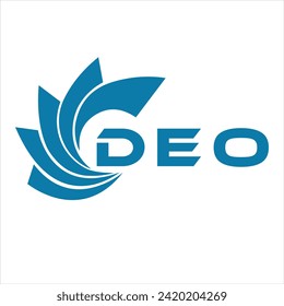 DEO letter design. DEO letter technology logo design on white background. DEO Monogram logo design for entrepreneur and business
