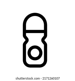 deodoran icon silhouette cosmetic vector