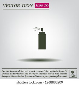 Deodorant, air freshener, vector icon.